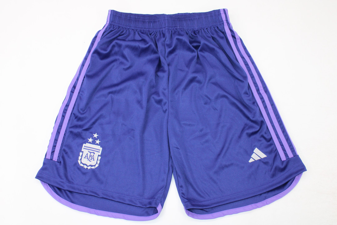 AAA Quality Argentina 2022 World Cup Away 3 Stars Soccer Shorts